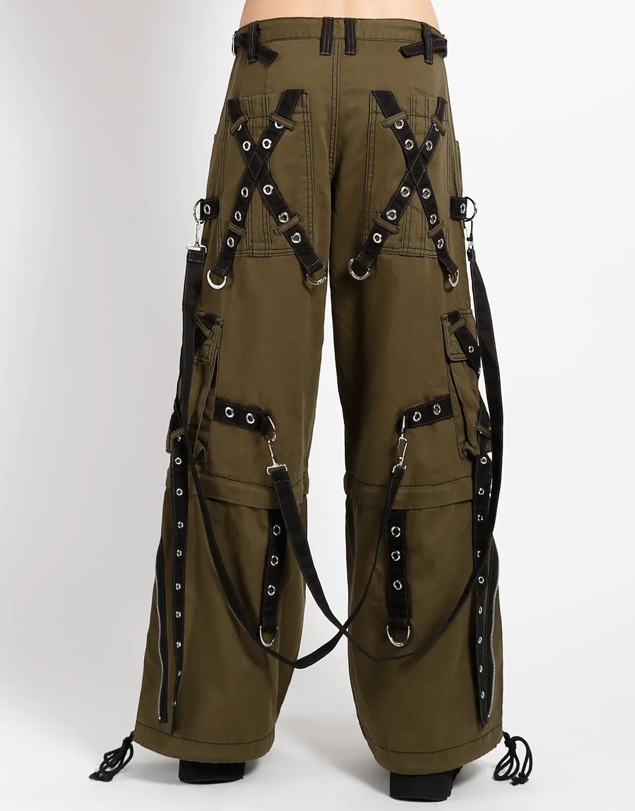 Back pockets X-STRAP ZIP OFF PANT ARMY