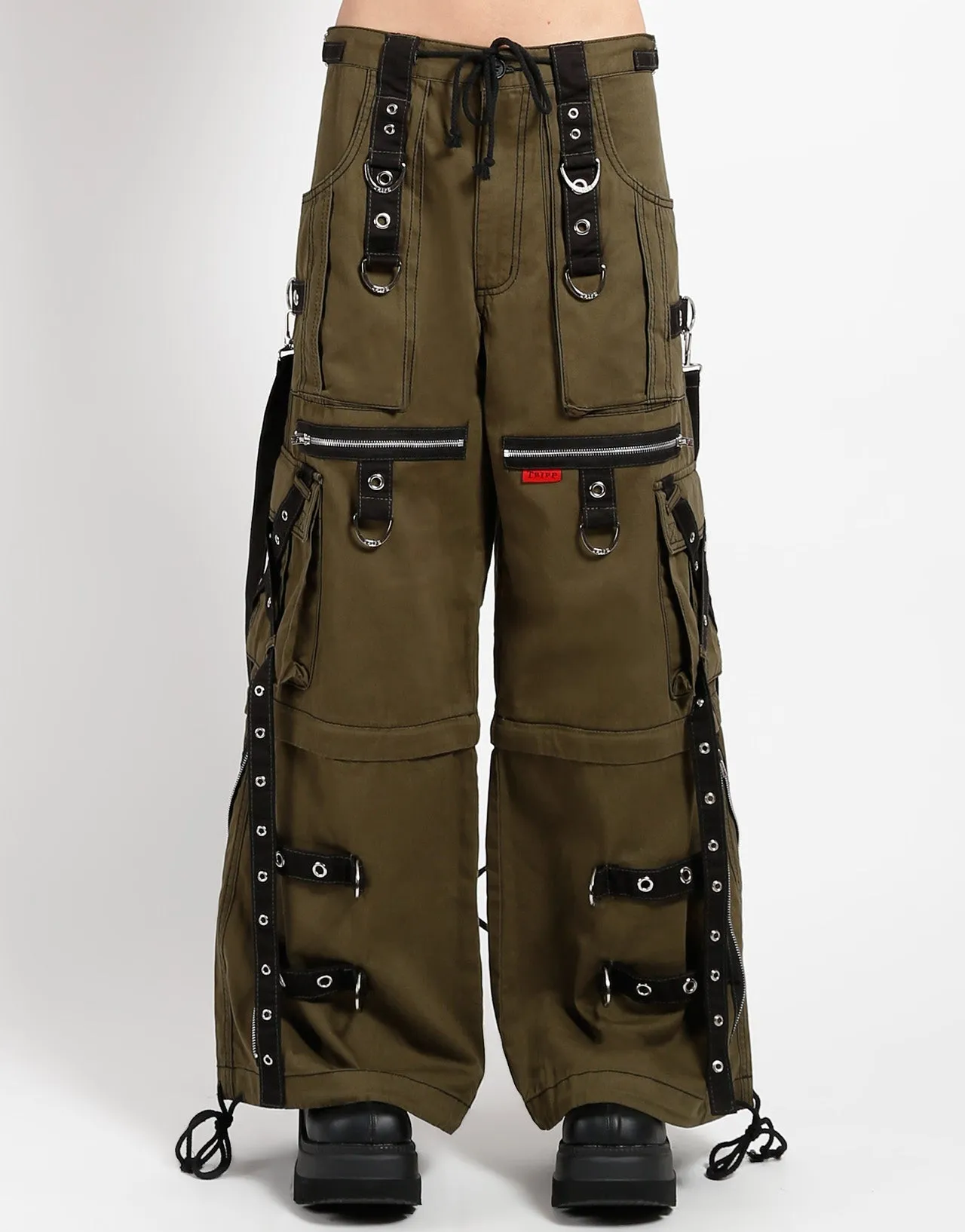 X-STRAP ZIP OFF PANT ARMY Simple Fit