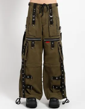 X-STRAP ZIP OFF PANT ARMY Street Utility