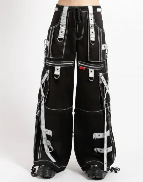 X-STRAP ZIP OFF PANT BLACK/WHITE Eco Friendly Material ErgonomicStitching