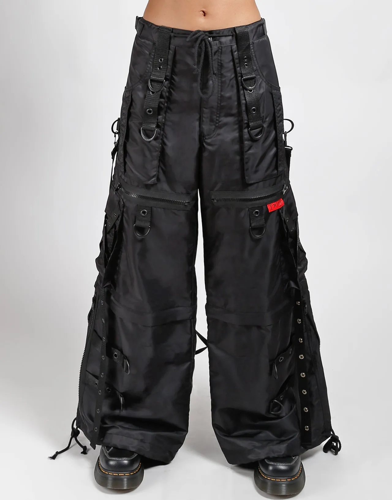 X-STRAP ZIP OFF SPACE OUT PANT BLACK Chill Ready