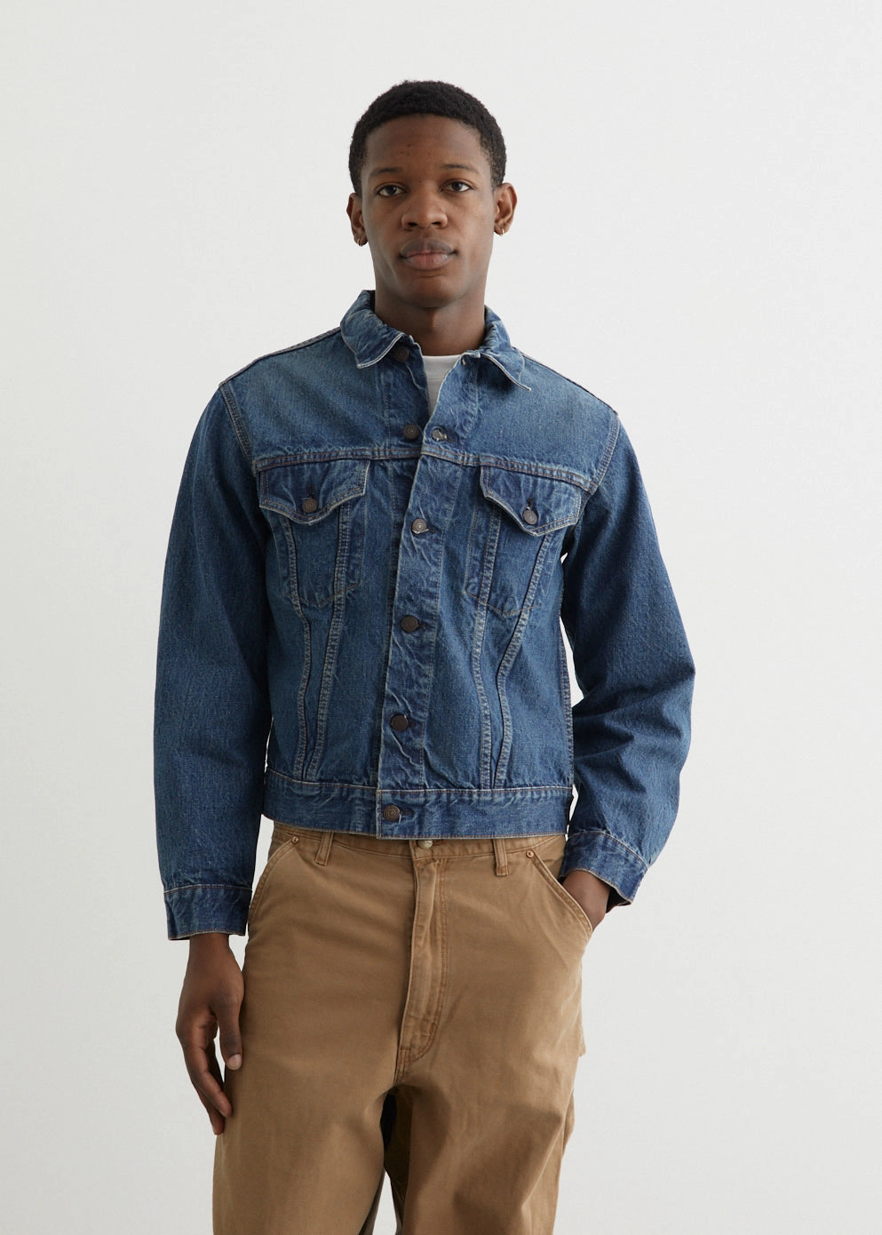 Layered Basics Casual Friday Durable Athlete Fit Type 3 1960's Denim Jacket