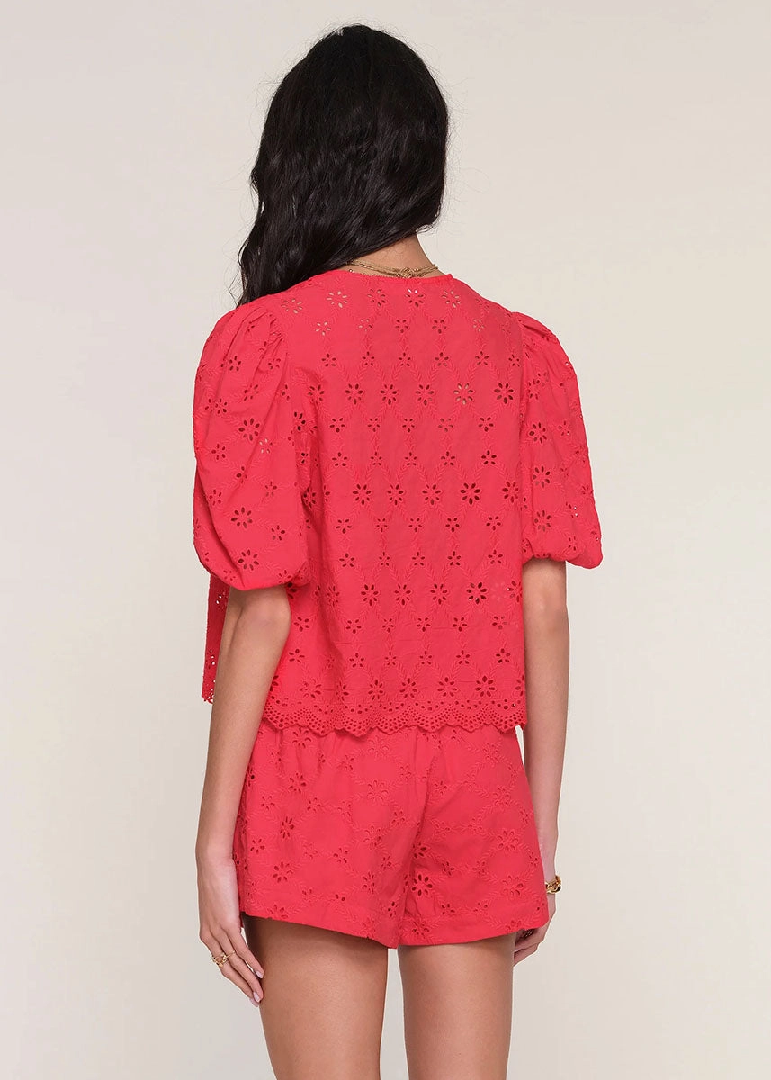 Yuiko Short - Poppy Reinforced Stitching Comfortable Fashion