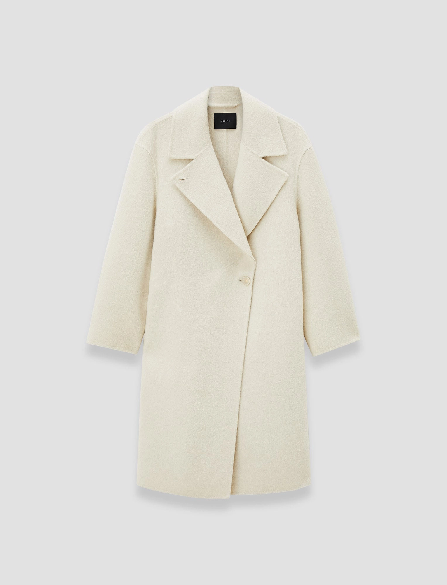 Stain Resistant Yves Brushed Double Face Alpaca Coat
