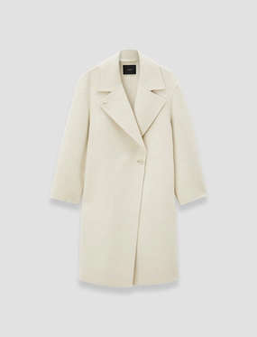 Stain Resistant Yves Brushed Double Face Alpaca Coat