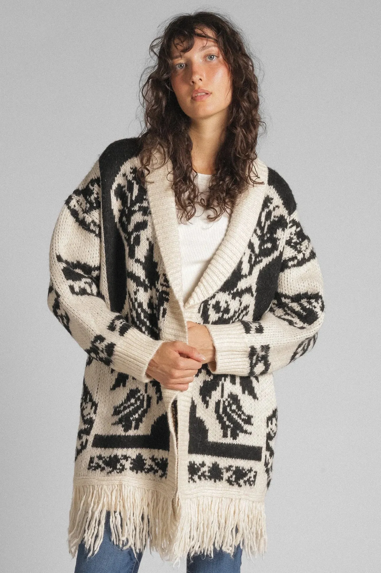 Zane Cardigan Fashionable knitwear Heathered Effect