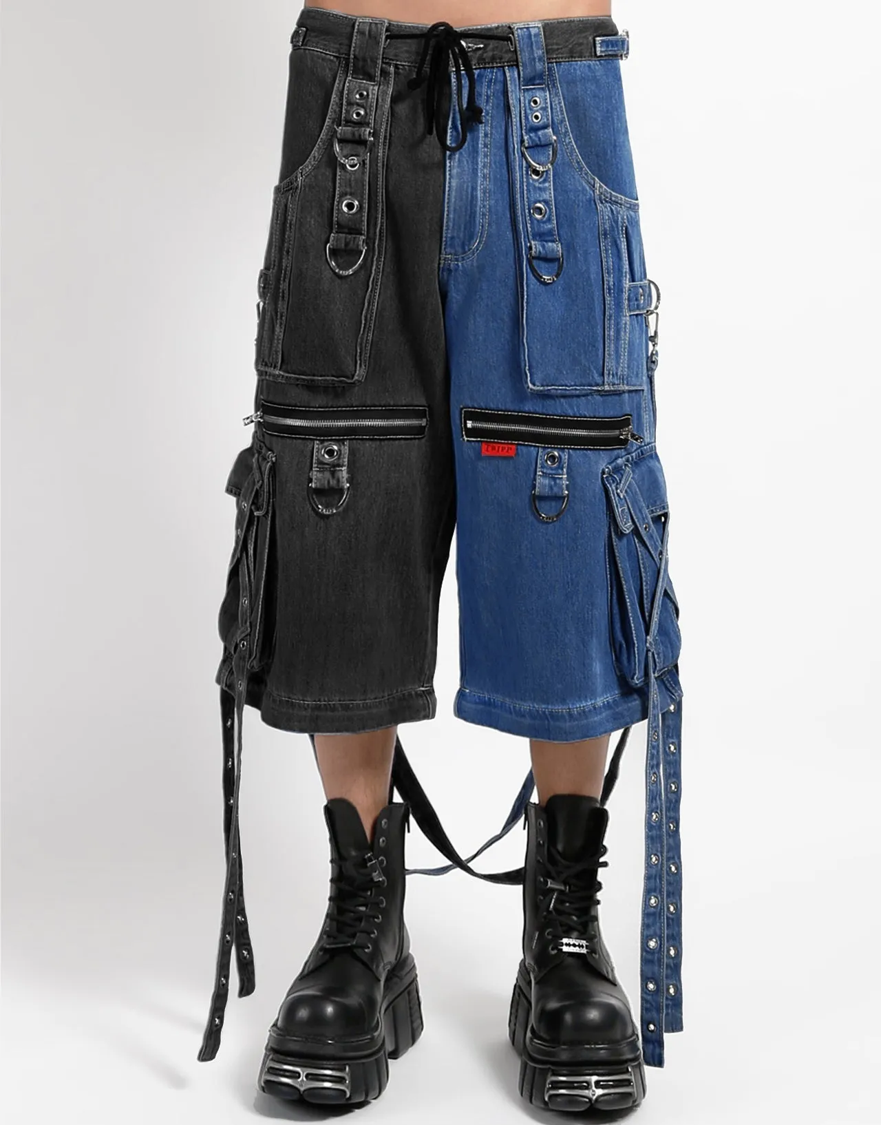 Flexible Design X-STRAP PANT SPLIT DENIM