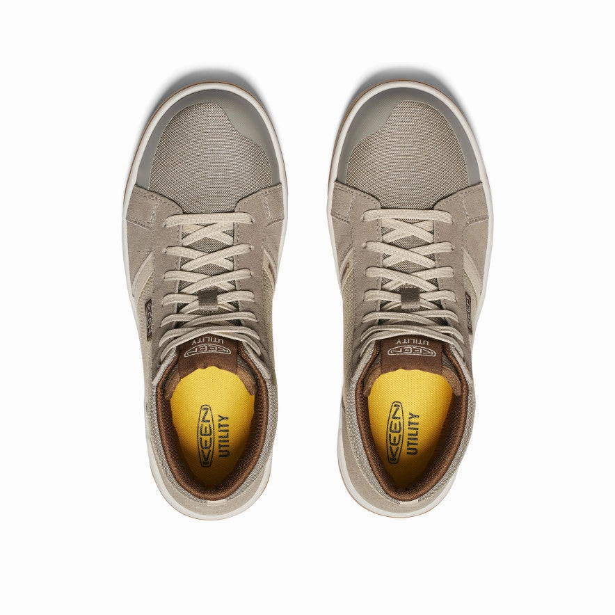 Men's Kenton Mid Work Shoe (Carbon Toe)  |  Brindle/Gum Shock Dispersing Plate Comfortable Heel