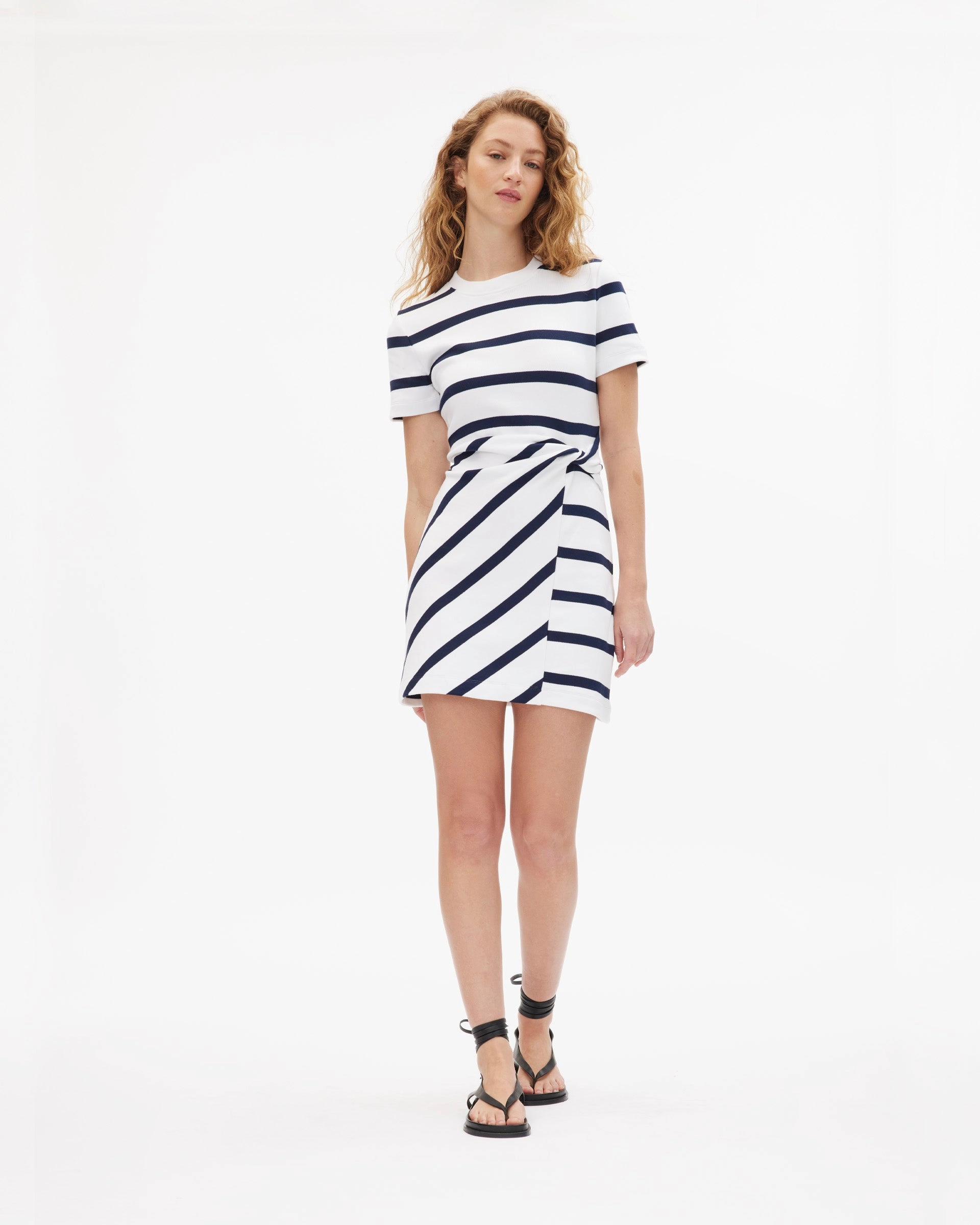 Autumn Layer Thermoregulating Technology Short Striped Cody Dress