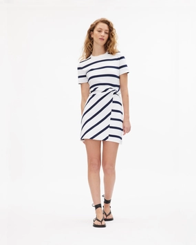 Autumn Layer Thermoregulating Technology Short Striped Cody Dress