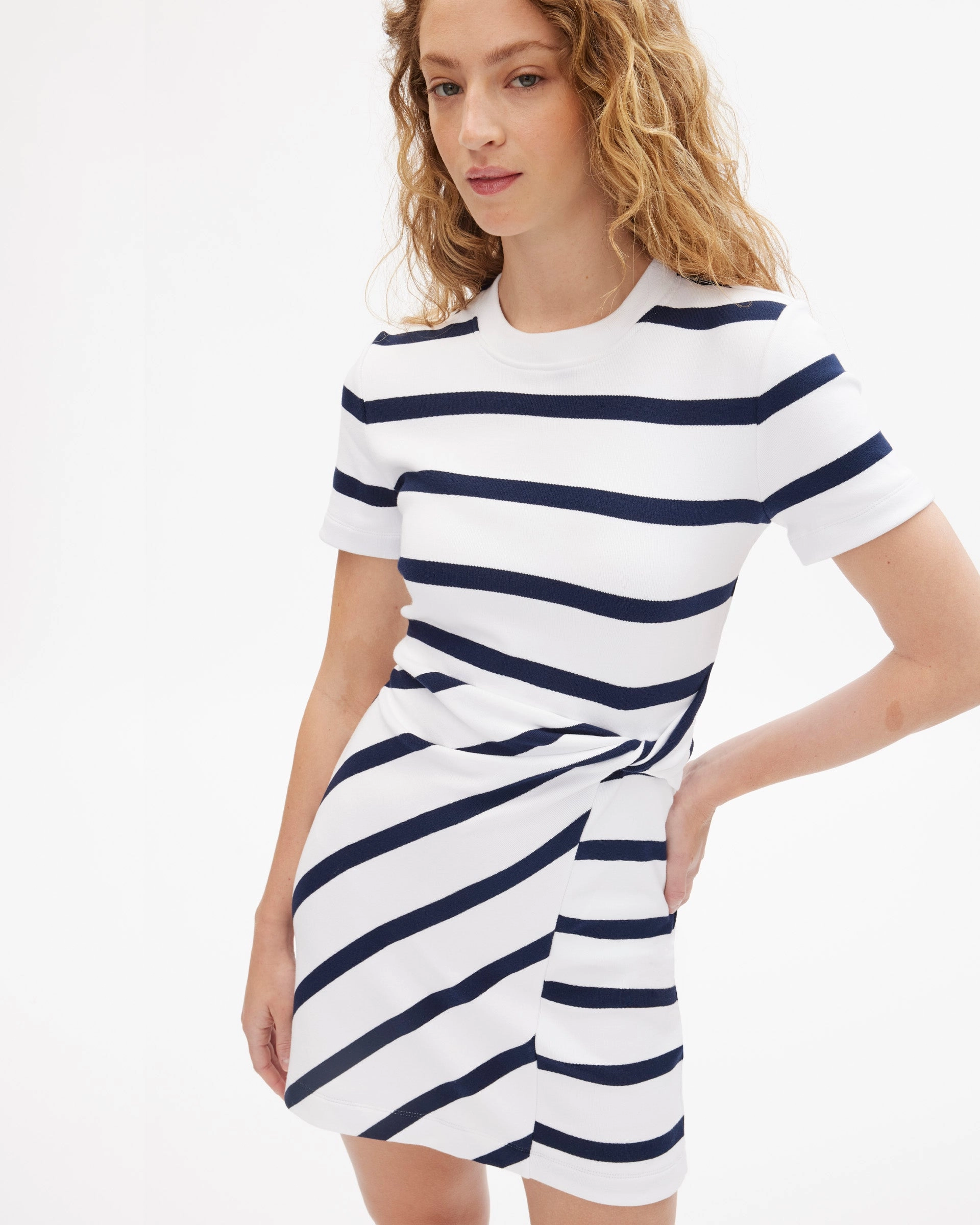 Short Striped Cody Dress Transitional Wear