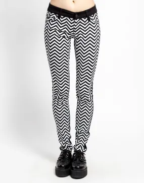 Breathable layers Sporty Design ZIG ZAG SPLIT FRONT SKINNY
