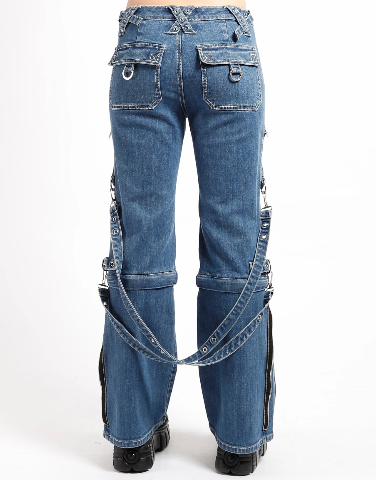 ZIP TO ZIP PANT LIGHT BLUE DENIM Modern Layer Simple Utility