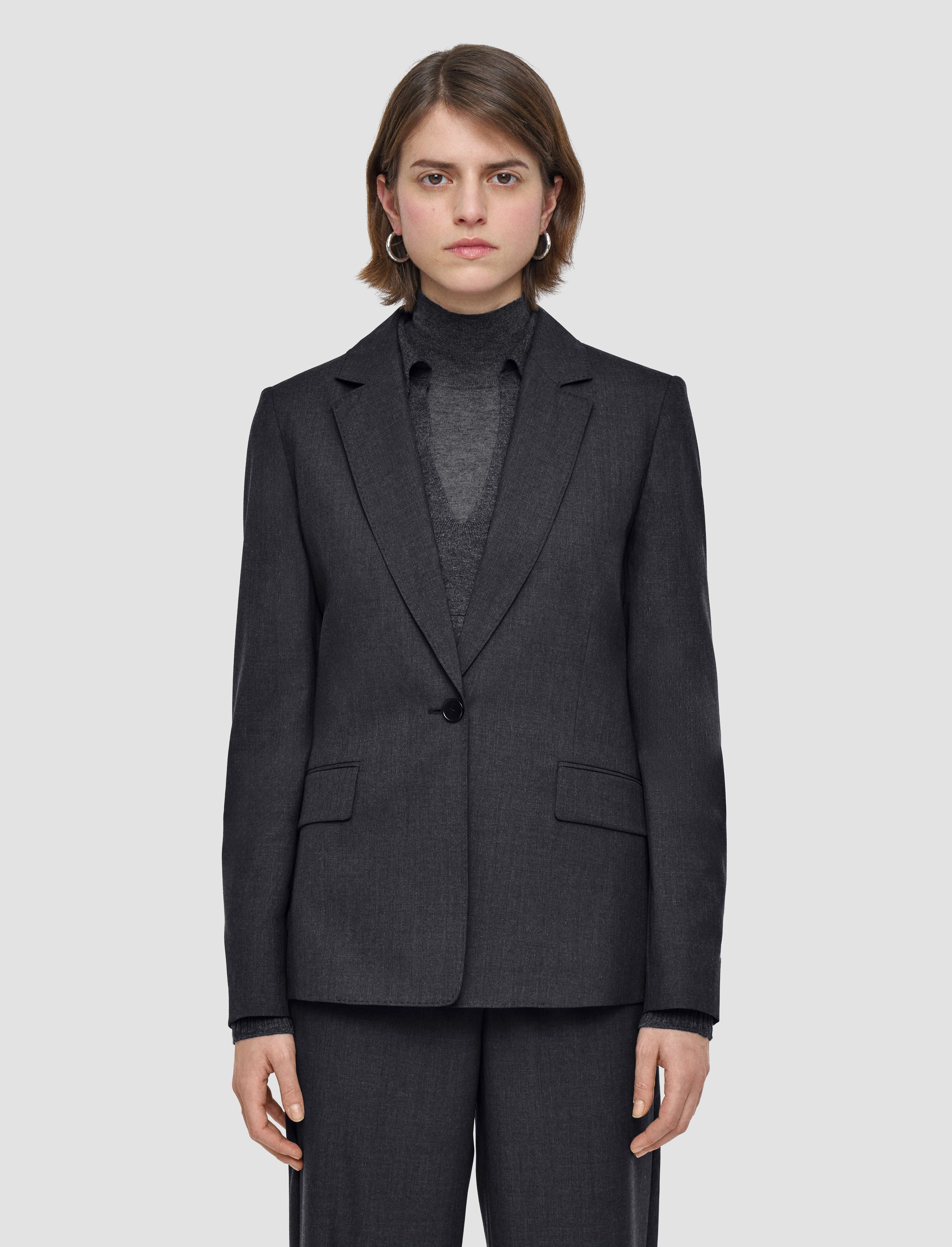 Marty Light Wool Tailoring Jacket Leather